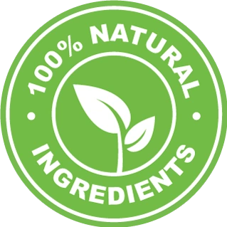 Glucotide 100% all natural ingredients badge