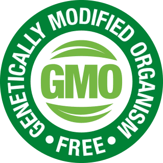 Glucotide non-GMO free badge